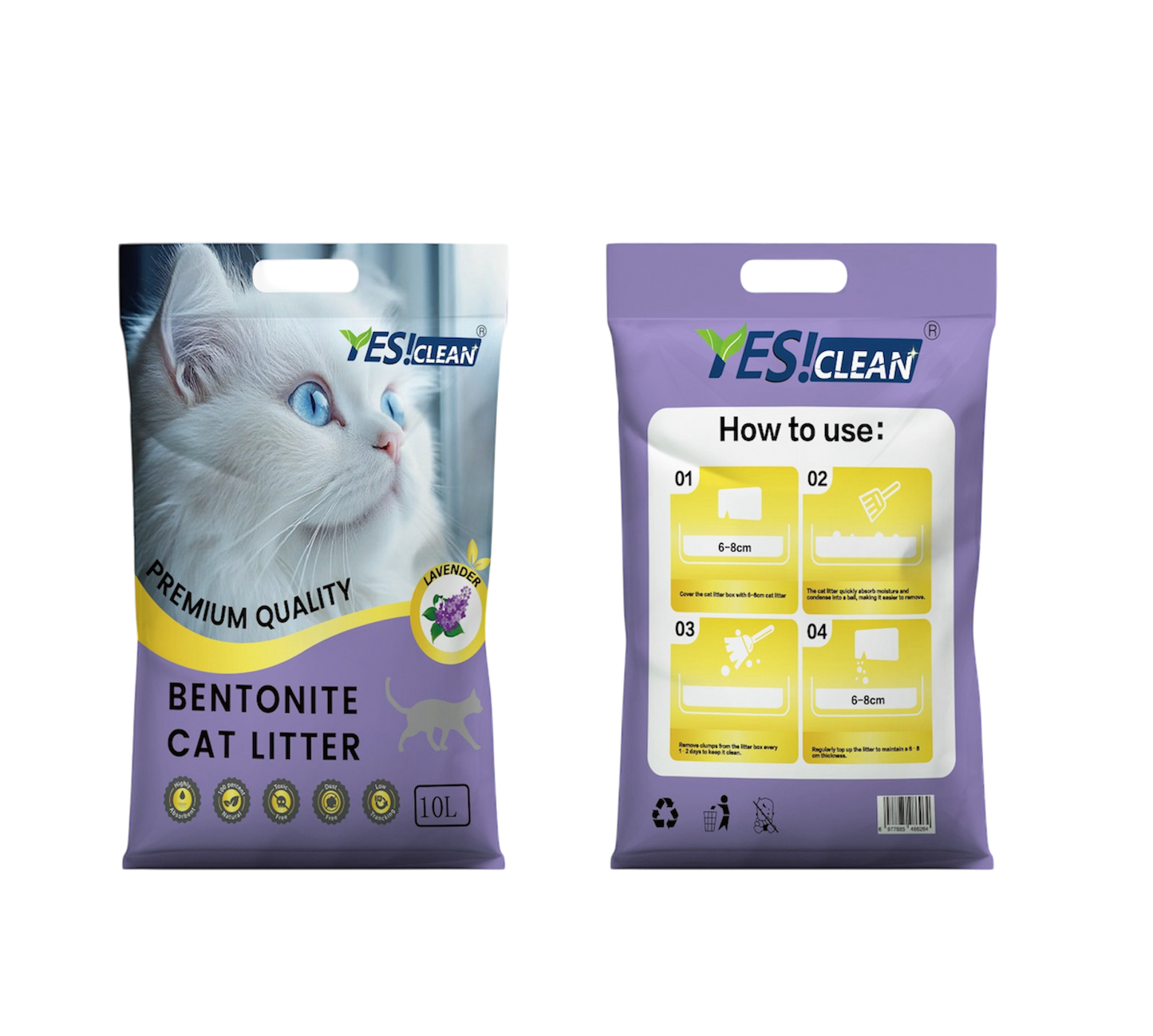 Yes Clean Cat Litter - Lavender