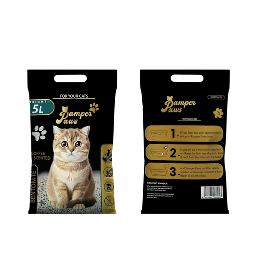 Pamper Paws Cat Litter - Coffee 5lt