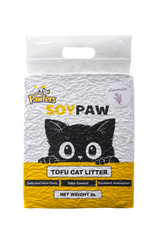 Pawfers SoyPaw Tofu Cat Litter Lavender 6l