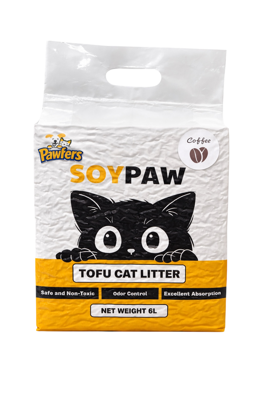 Pawfers SoyPaw Tofu Cat Litter Coffee 6l
