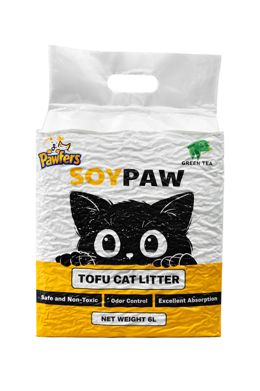 Pawfers SoyPaw Tofu Cat Litter Green Tea 6l